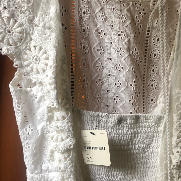 Free People The Real Love Top White XS NWT - Picture 3 of 6